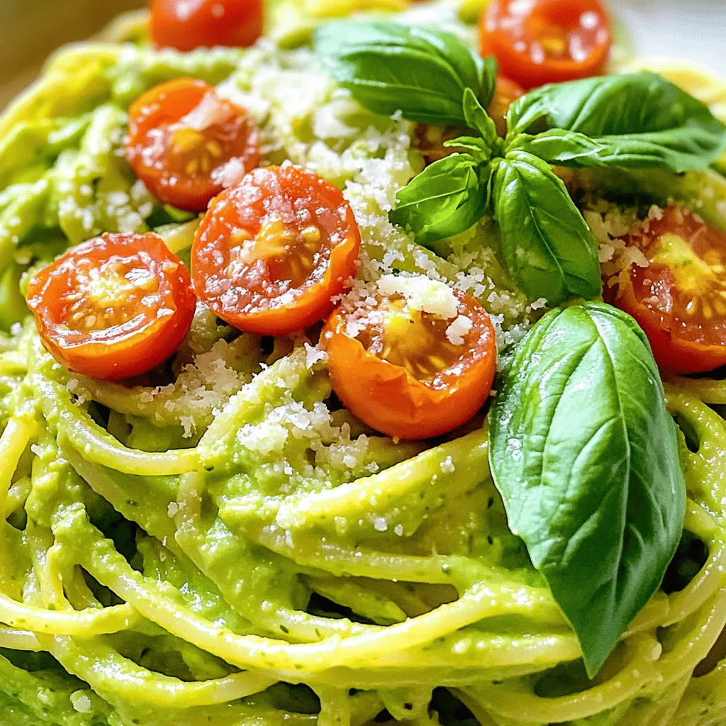 Creamy Avocado Pasta Flavorful and Simple Recipe