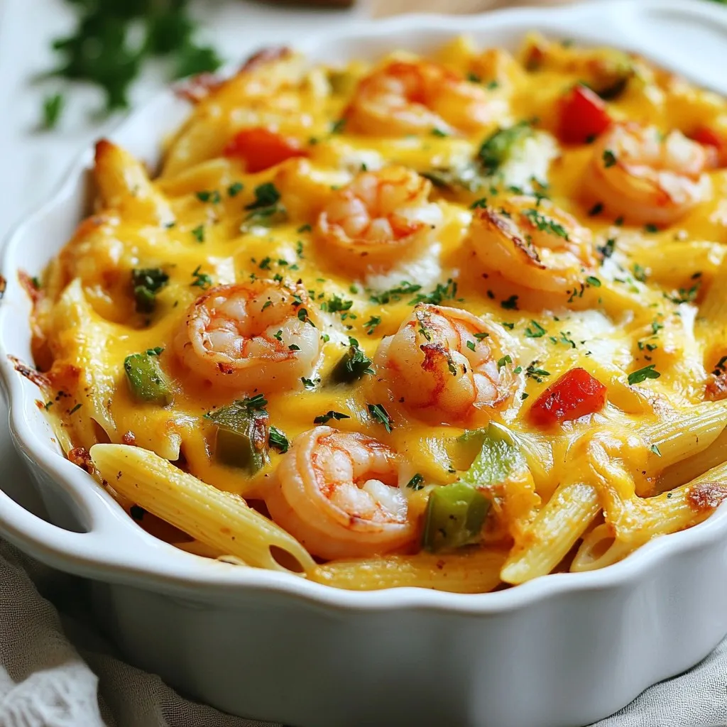Cajun Shrimp Pasta Bake Hearty and Flavorful Dish