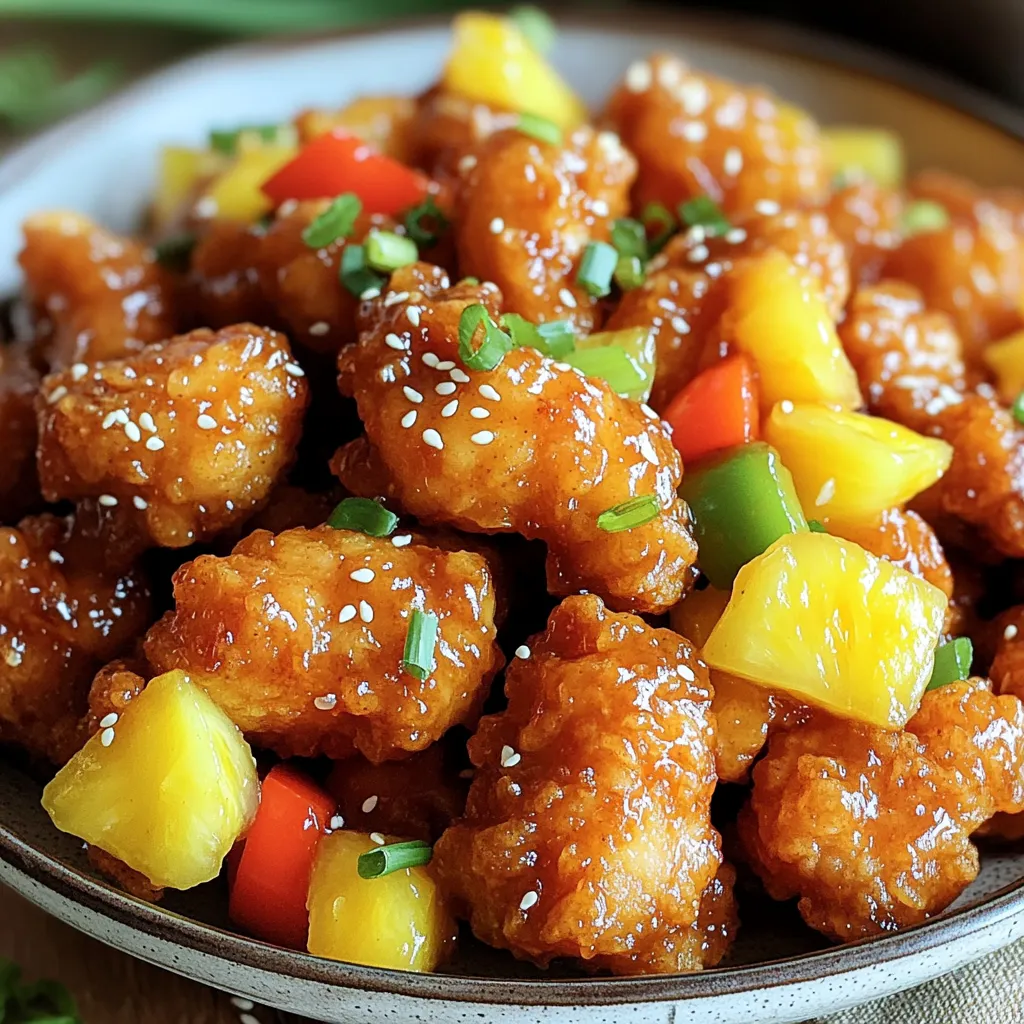 Air Fryer Sweet &#038; Sour Chicken Bites Tasty Treat