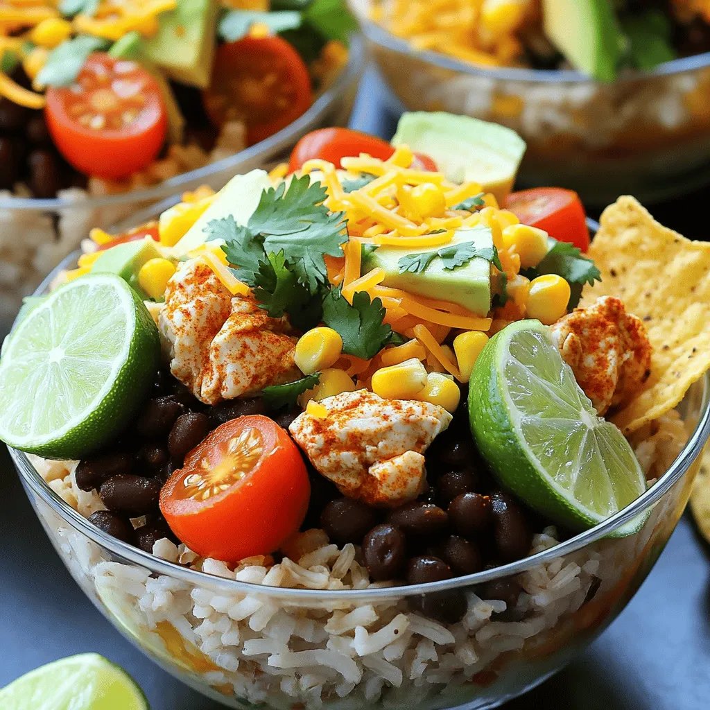 Chicken Burrito Bowls Flavorful and Easy Recipe