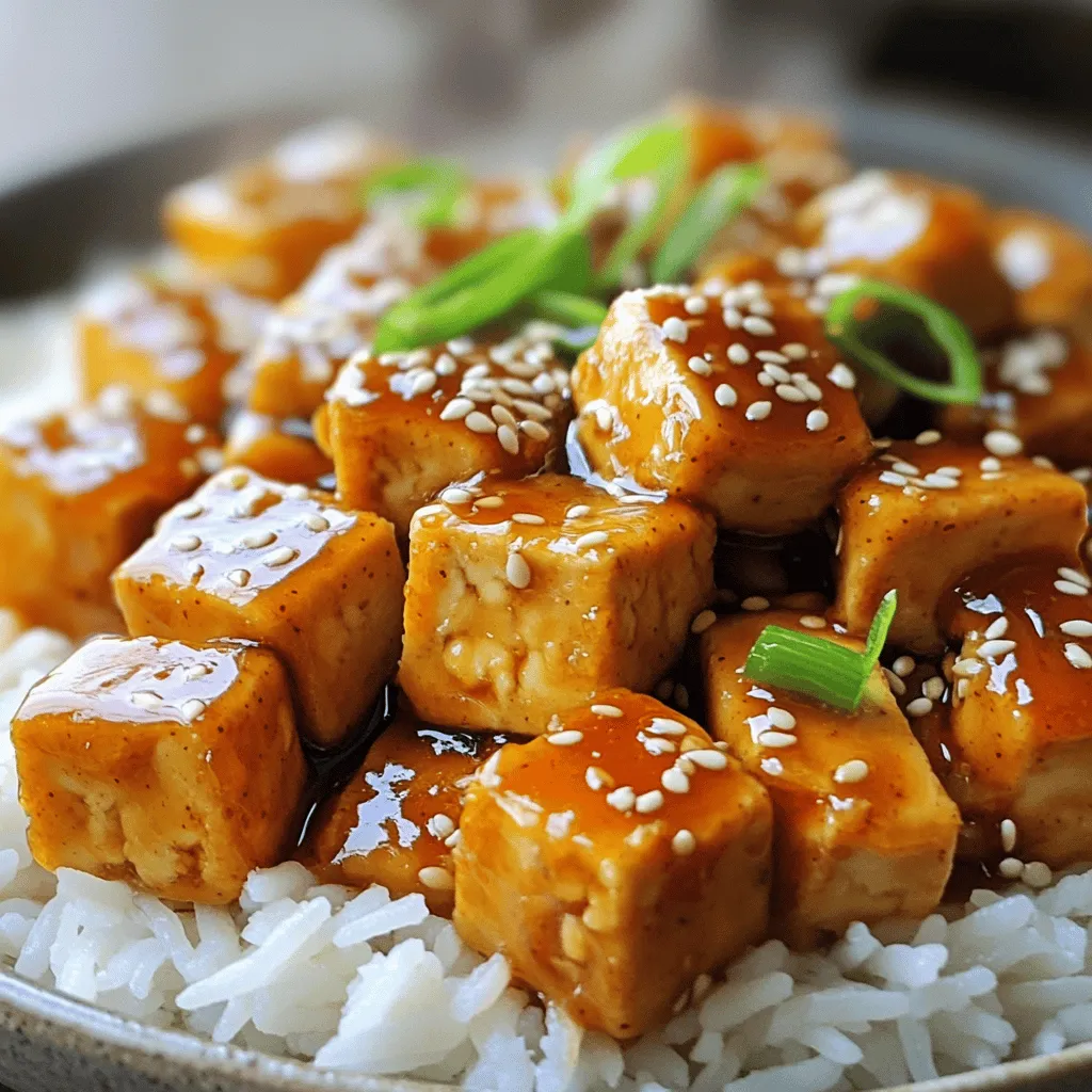 Spicy Honey Garlic Tofu Flavorful Vegan Delight