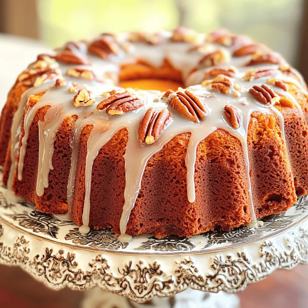 Pumpkin Pecan Coffee Cake Delicious Fall Dessert Treat