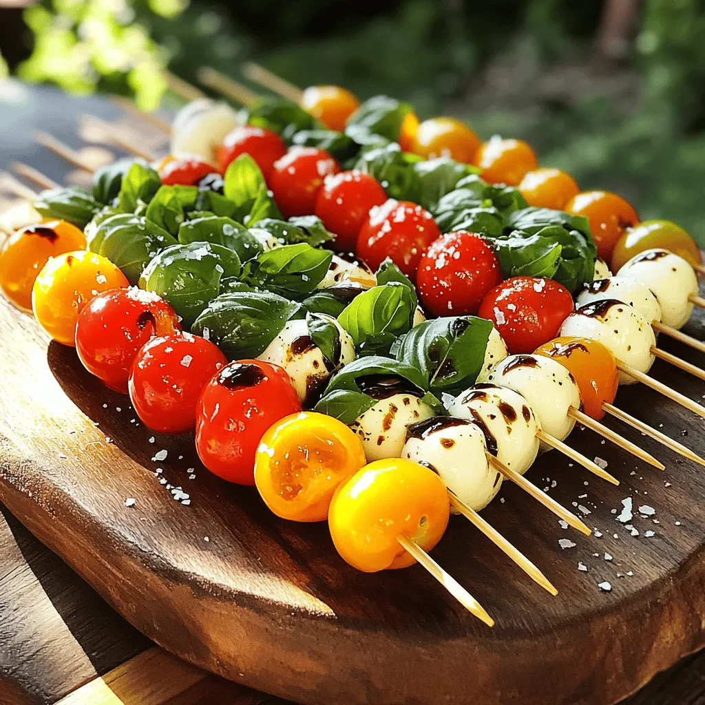 Quick Caprese Salad Skewers Simple and Tasty Treat