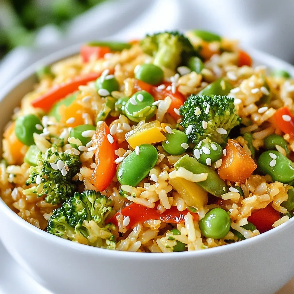 Veggie Loaded Fried Rice Flavorful and Simple Dish
