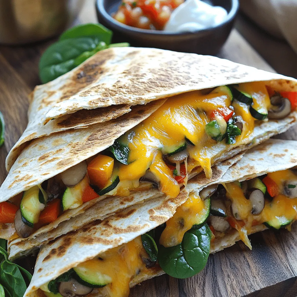 Loaded Veggie Quesadillas Easy and Flavorful Delight