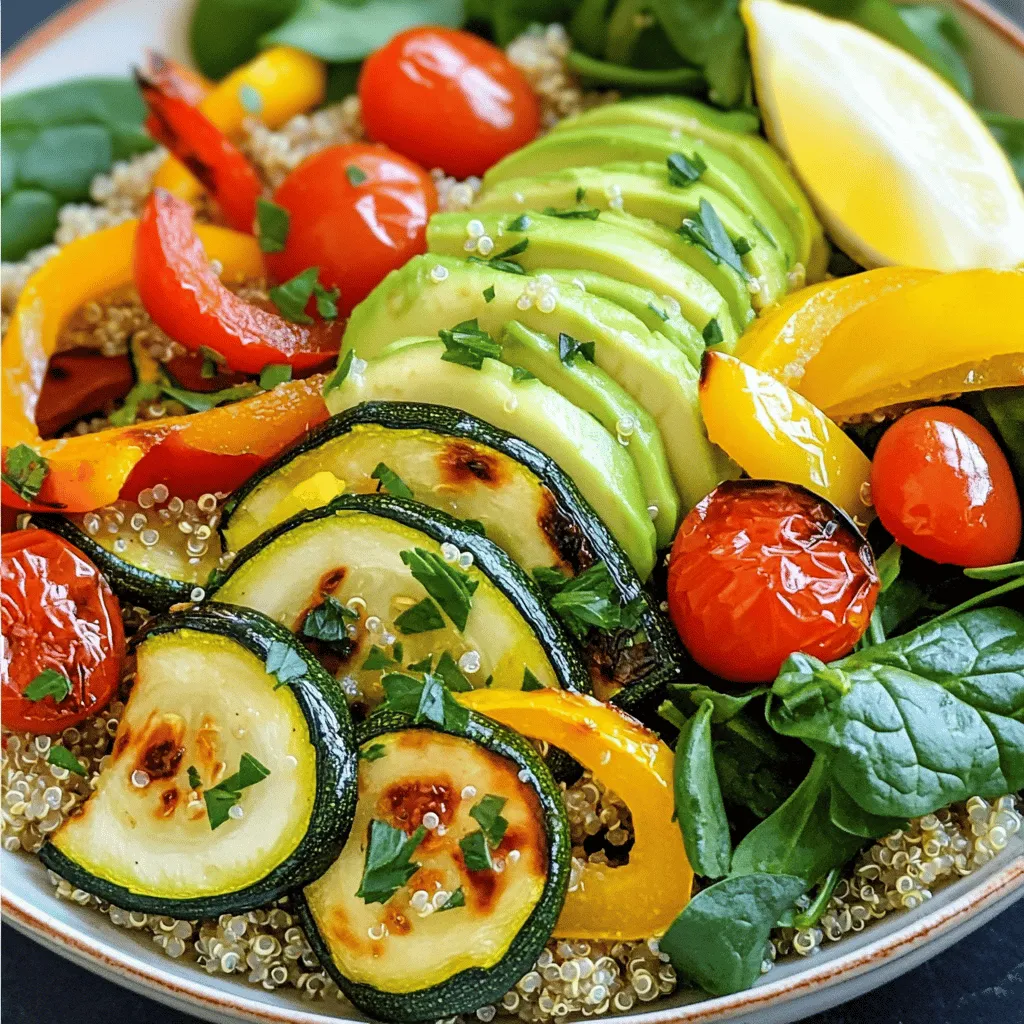 Roasted Vegetable Quinoa Bowl Flavorful and Healthy Meal
