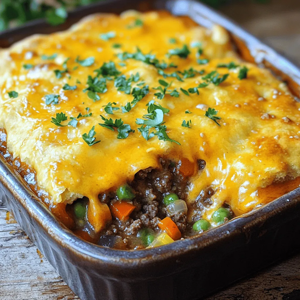 Cheddar Bay Ground Beef Cobbler Flavorful Comfort Meal