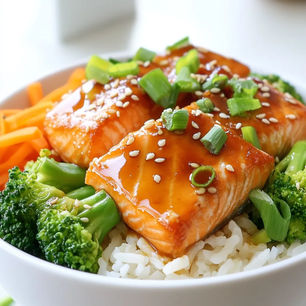 Teriyaki Salmon Rice Bowls Tasty and Easy Meal