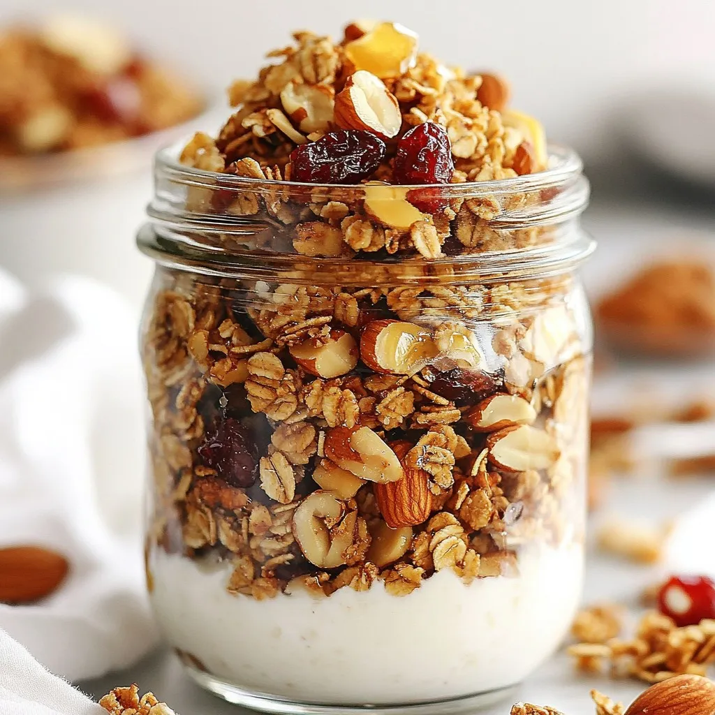 Maple Walnut Granola Clusters Delightful Snack Idea