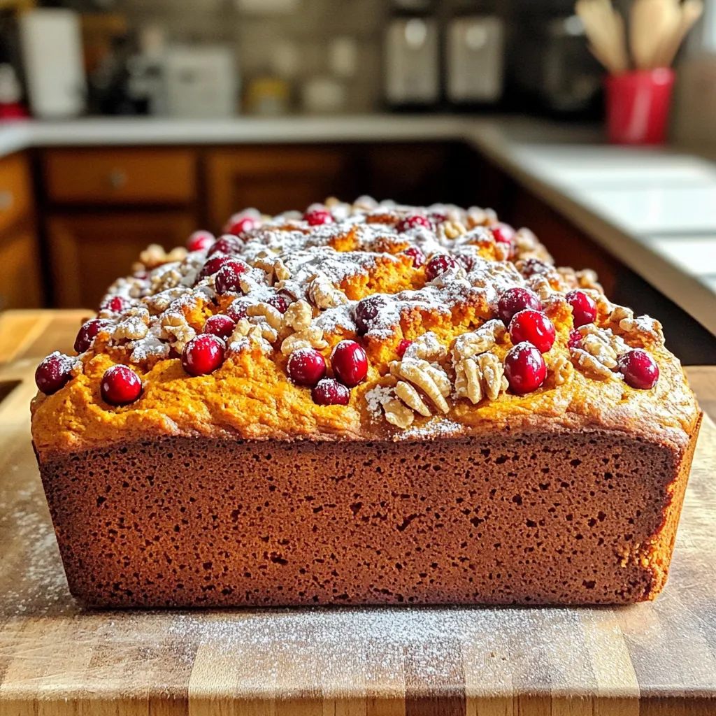Pumpkin Cranberry Bread Flavorful Fall Delight
