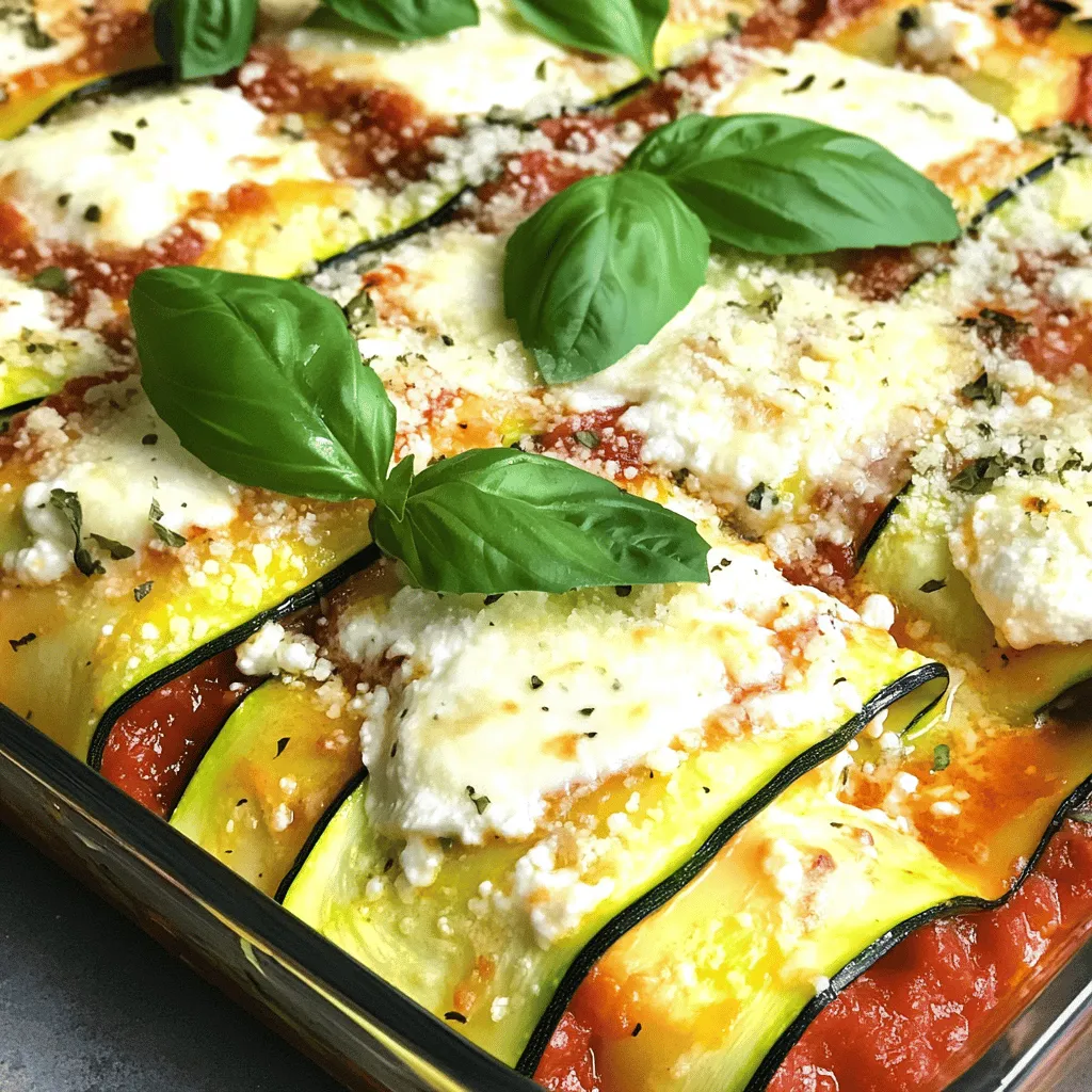 Zucchini Lasagna Easy Recipe for a Healthy Meal