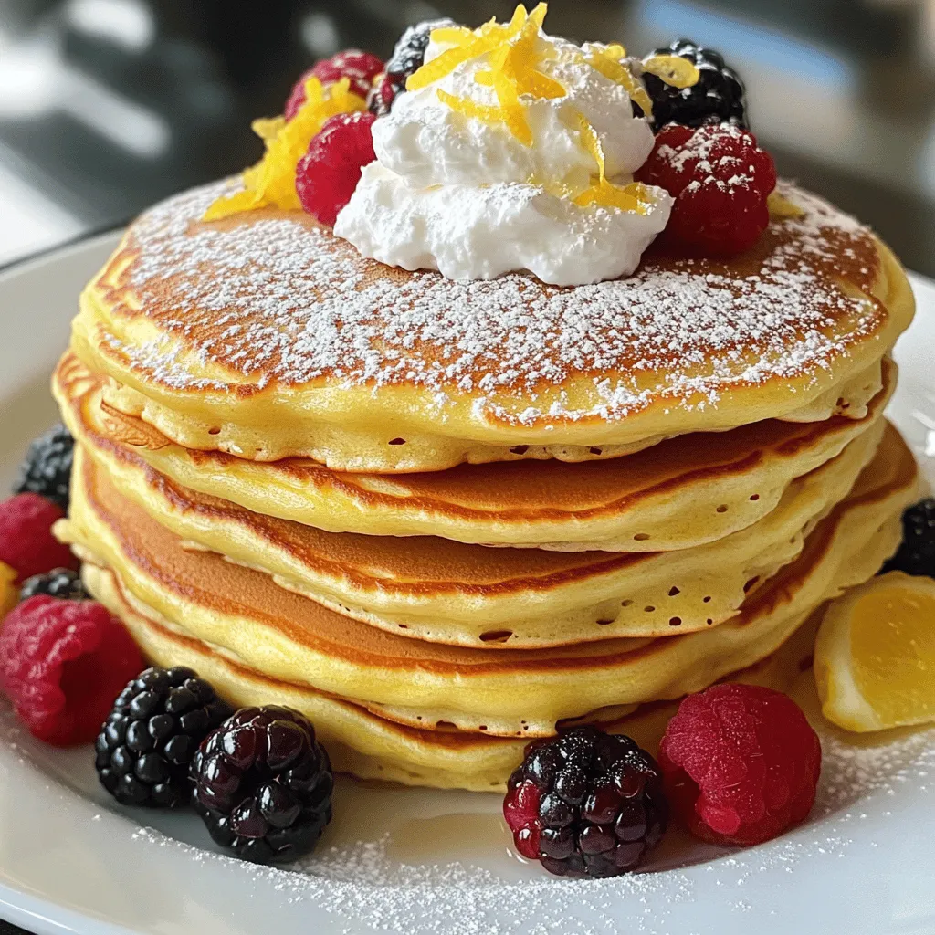 Lemon Ricotta Pancakes Fresh and Fluffy Delight