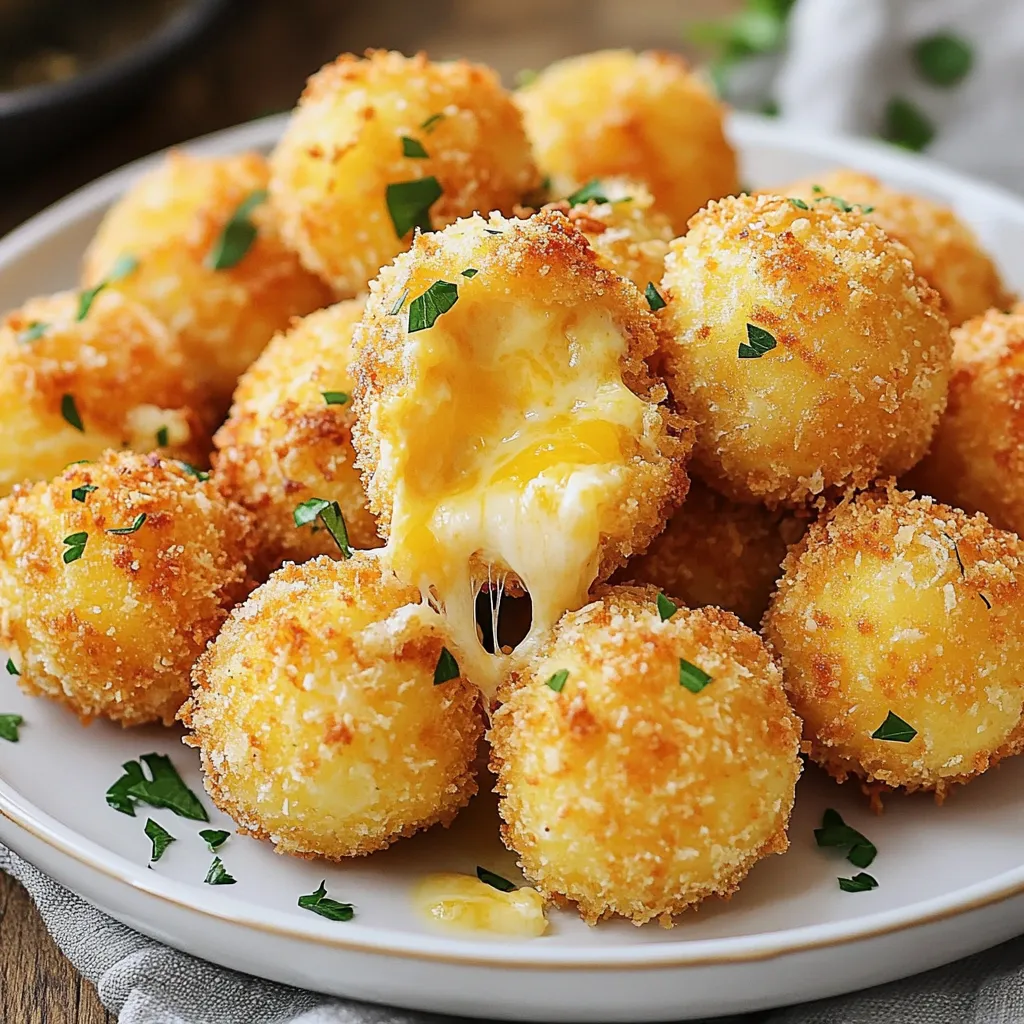 Crispy Cheese Balls Perfectly Fried and Delicious