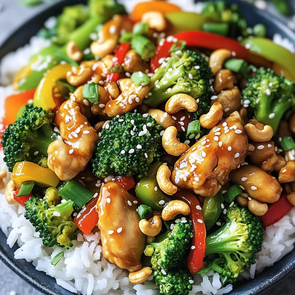 Cashew Chicken Recipe Quick and Easy Dinner Idea