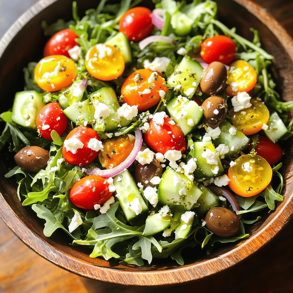 Simple Greek Salad Healthy and Flavorful Delight