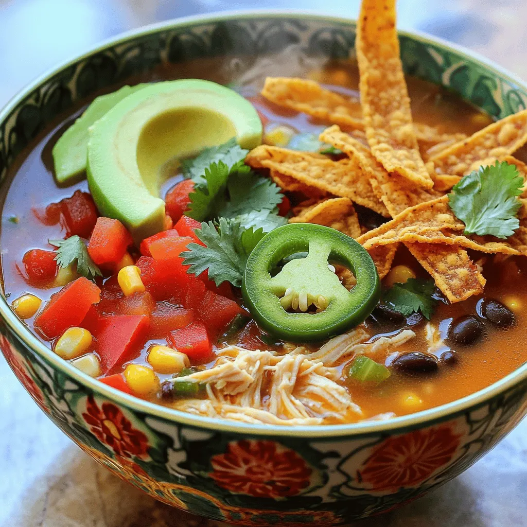 Easy Chicken Tortilla Soup Flavorful and Quick Recipe