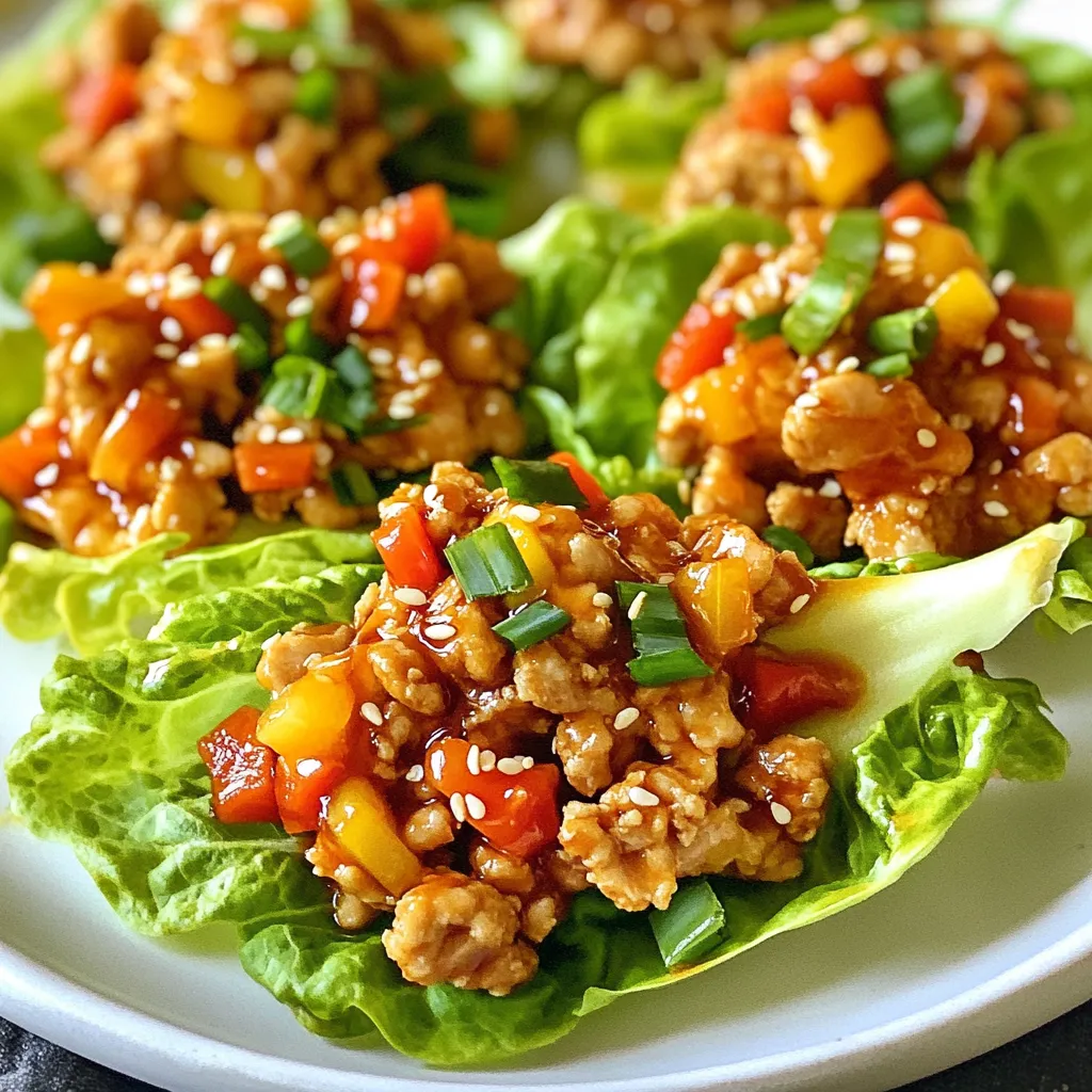 Honey Sriracha Chicken Lettuce Wraps Fresh Delight