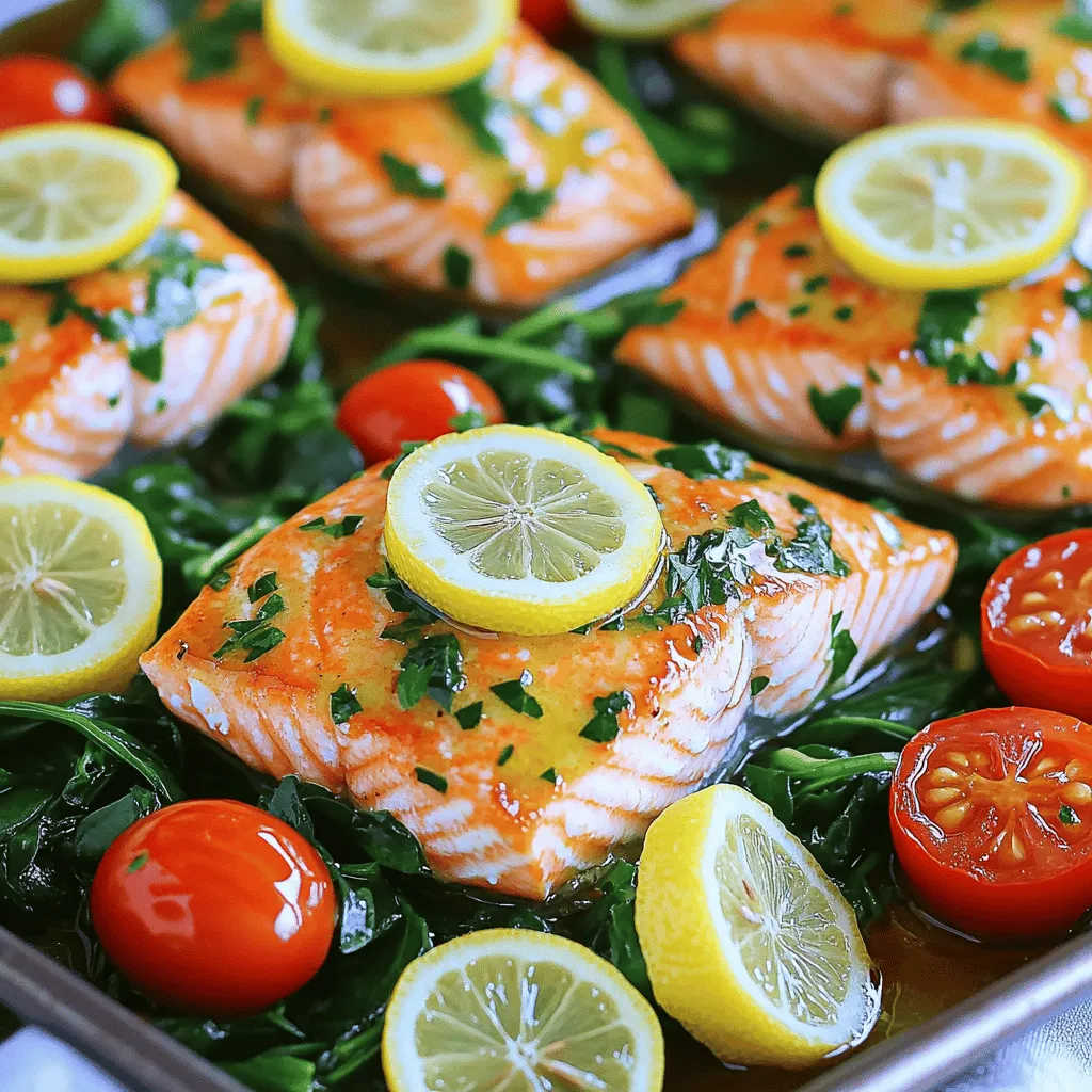 One Pan Lemon Garlic Salmon Flavorful and Easy Meal