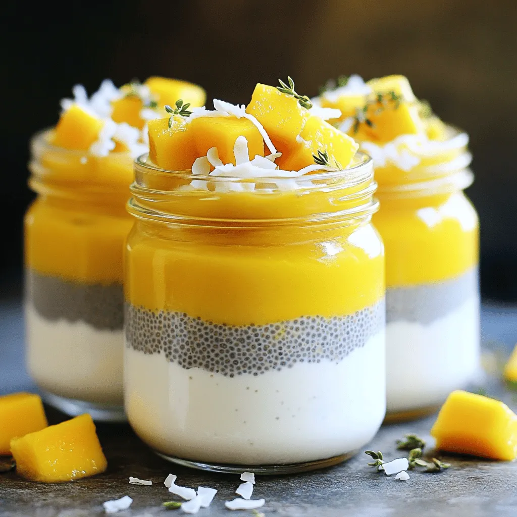 Mango Coconut Chia Pudding Delicious and Nutritious