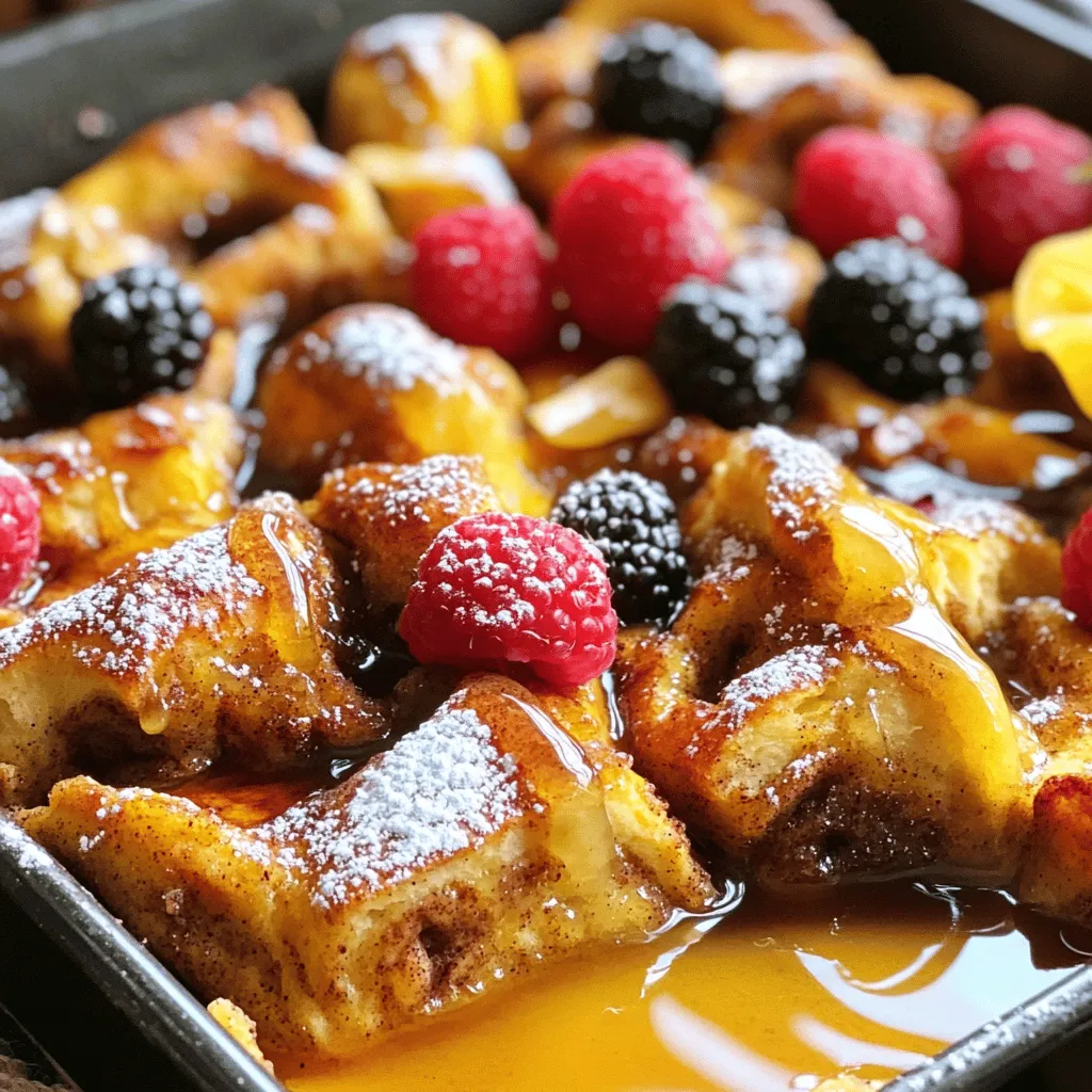 Cinnamon Roll French Toast Bake Easy and Delicious Treat