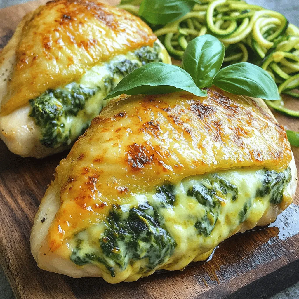 Cheesy Spinach Stuffed Chicken Flavorful and Easy Meal