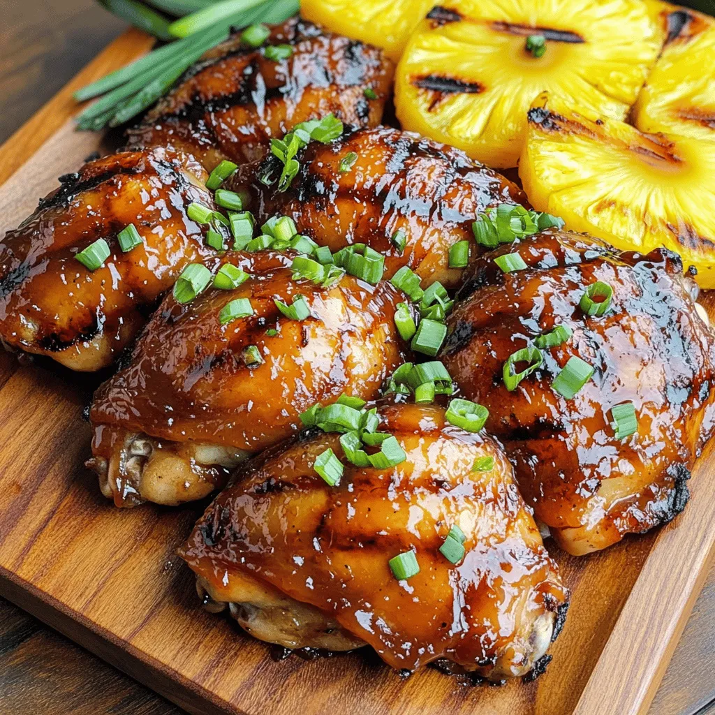 Huli Huli Chicken Hawaiian Delicacy Flavor Burst