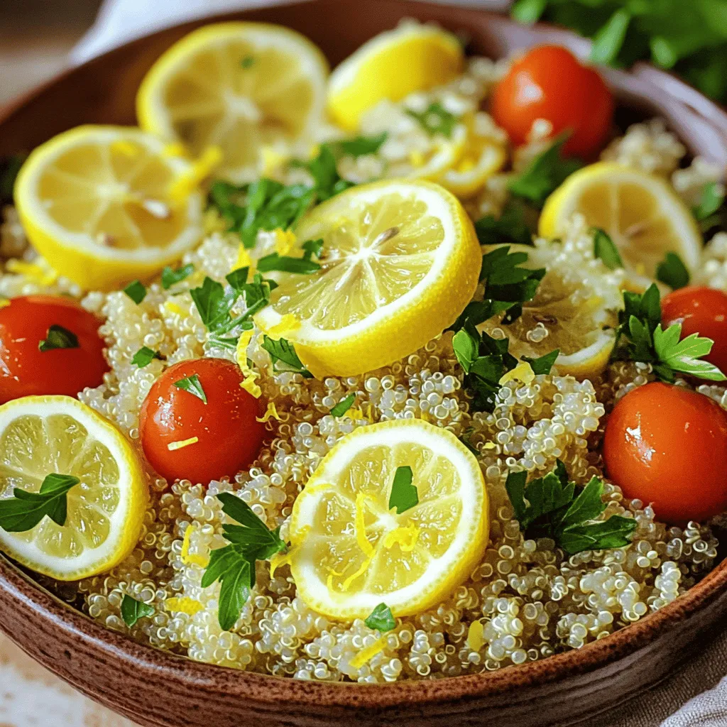 Lemon Herb Quinoa Flavorful and Healthy Dish