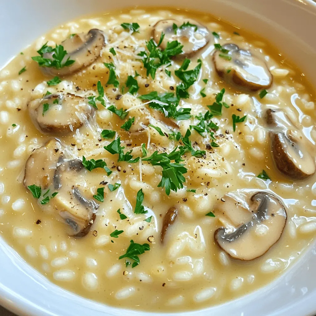 Creamy Mushroom Risotto Tasty and Simple Recipe