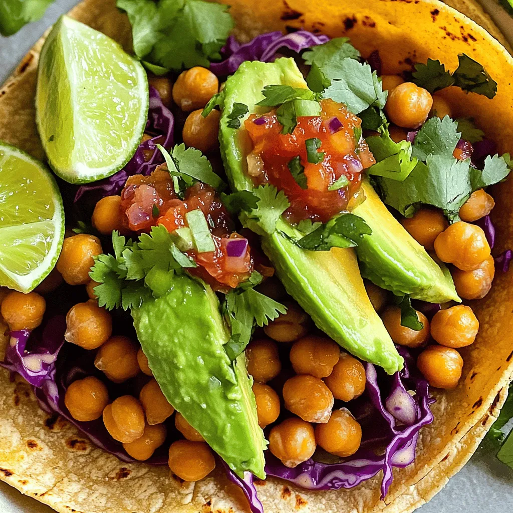 Crispy Chickpea Tacos Flavorful and Healthy Delight