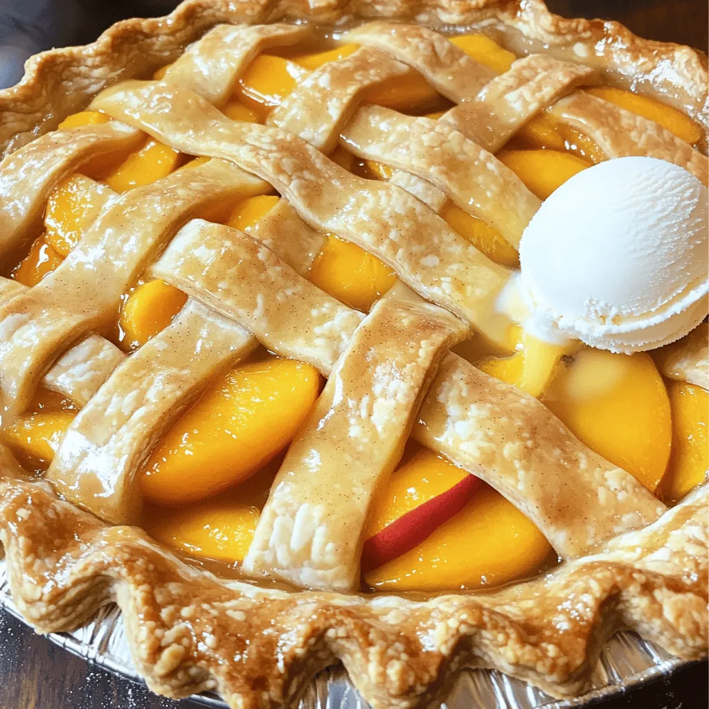 Classic Peach Pie Irresistible Homemade Delight