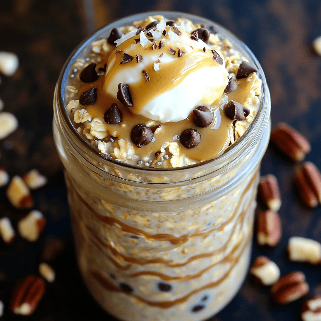 Cookie Dough Overnight Oats Quick and Easy Recipe
