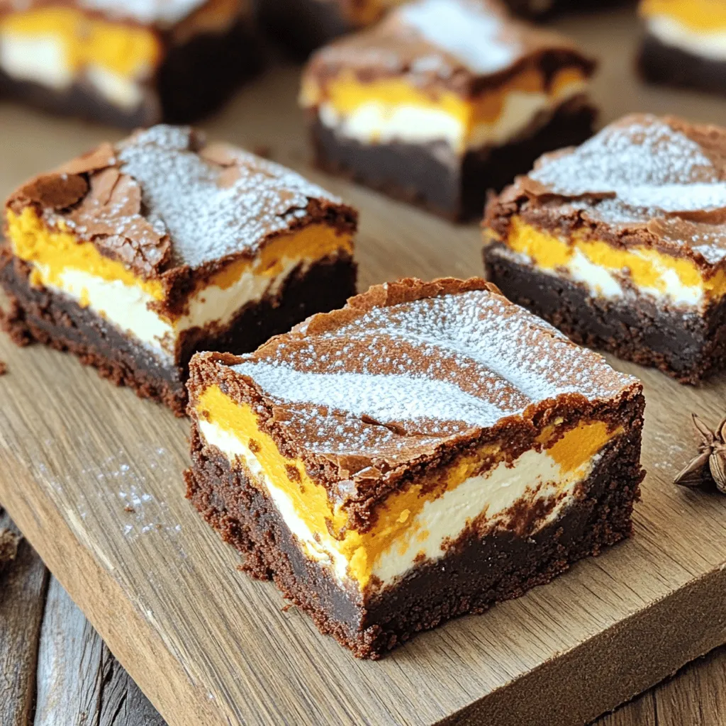 Pumpkin Cream Cheese Brownies Rich and Irresistible Treat