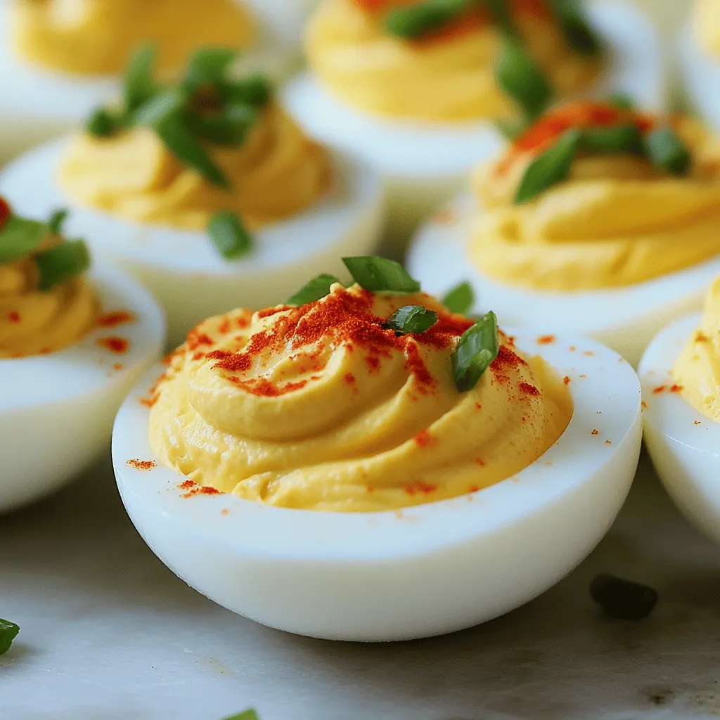 Spicy Sriracha Deviled Eggs Flavors that Impress