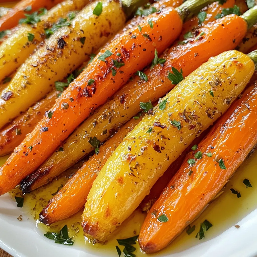 Garlic Herb Roasted Carrots Flavorful and Easy Dish
