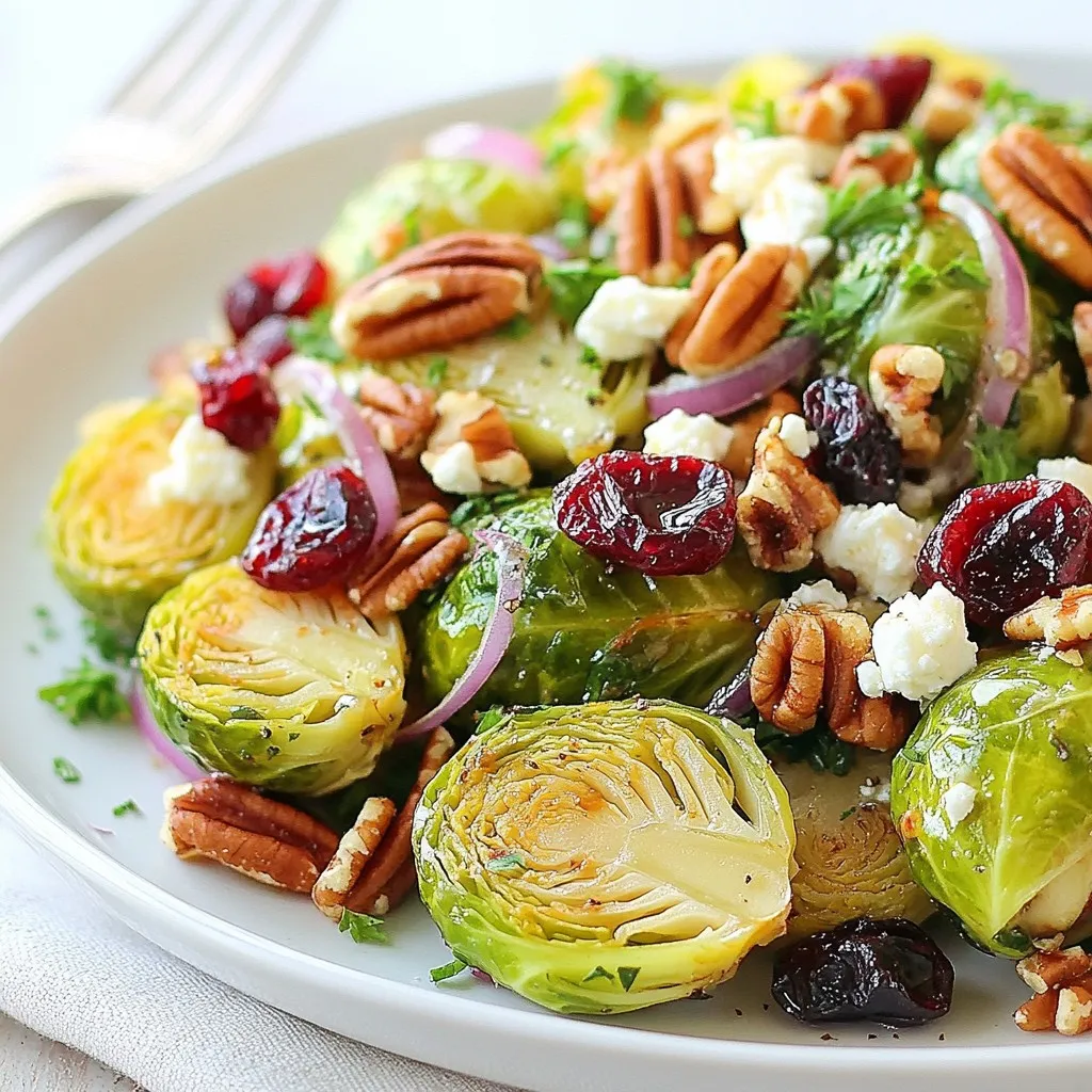 Cranberry Pecan Brussels Sprout Salad Fresh Delight