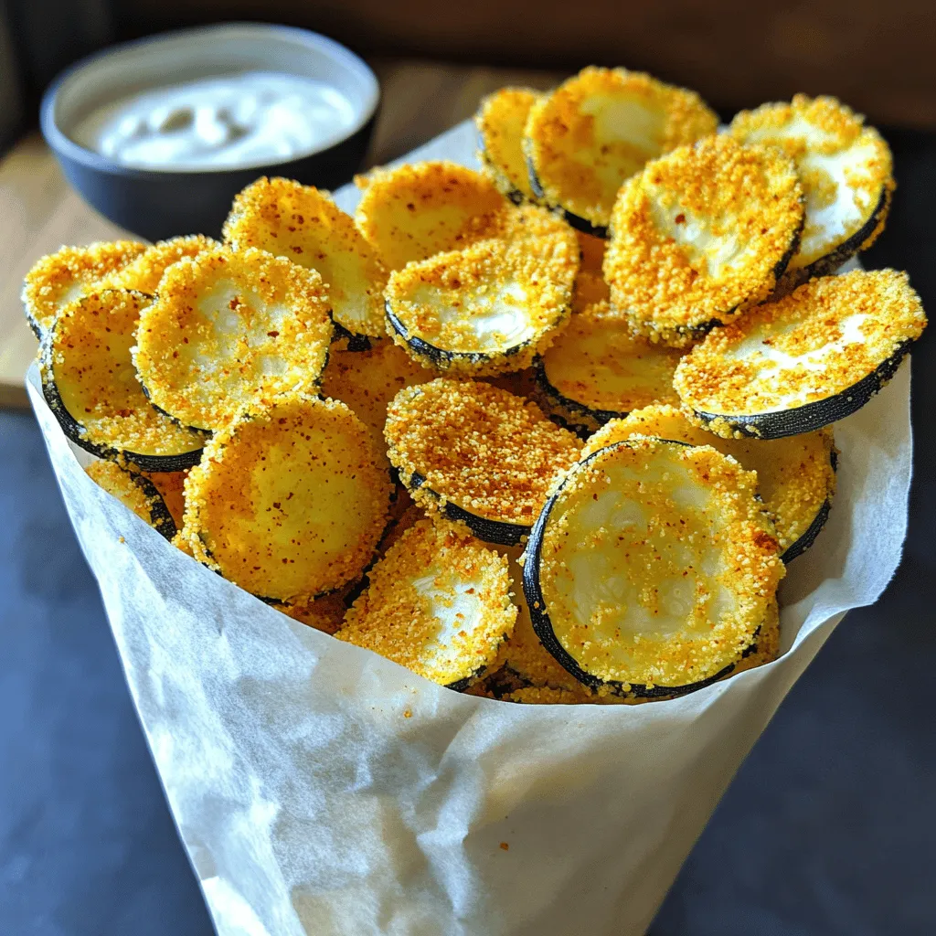 Crispy Cornmeal Zucchini Chips Simple and Tasty Snack
