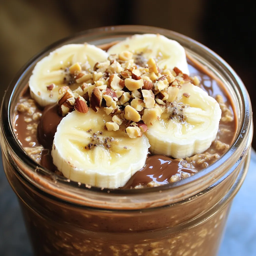 Chocolate Peanut Butter Overnight Oats Simple Recipe