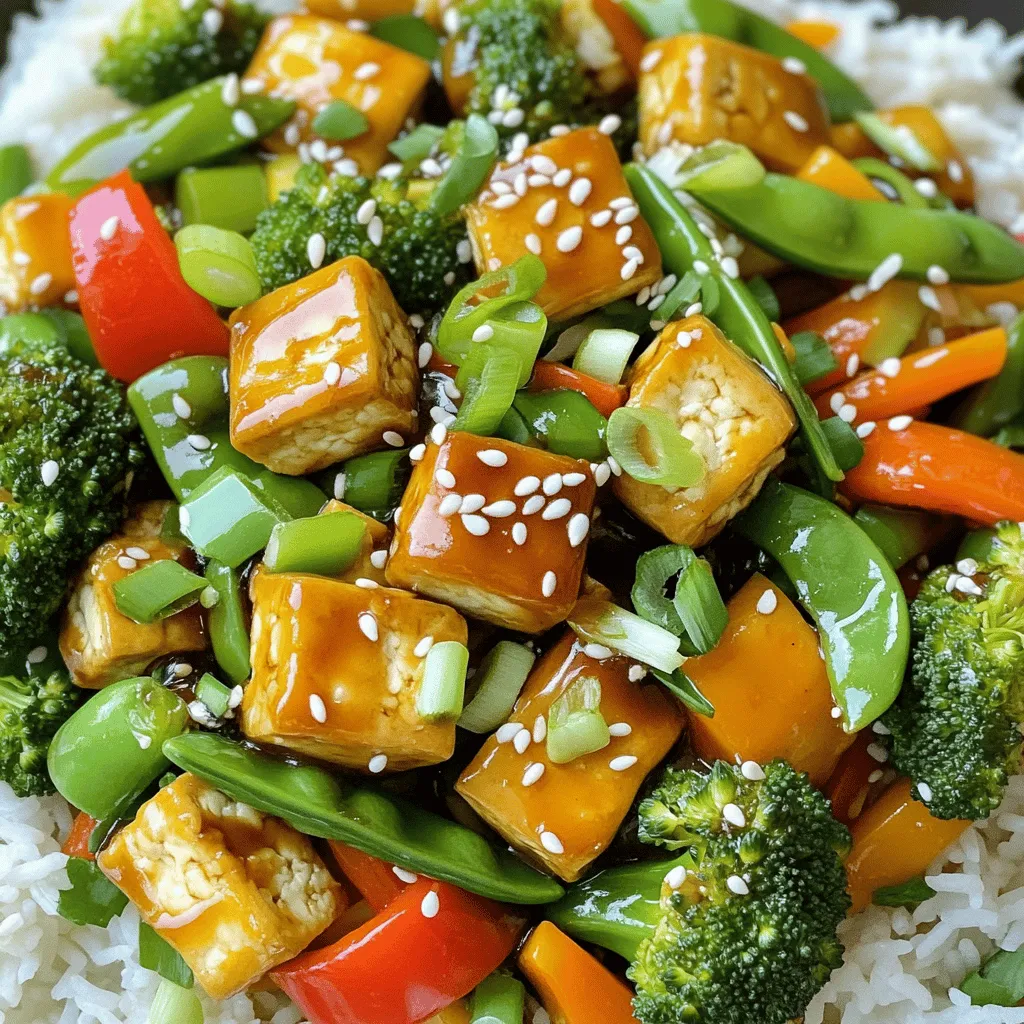 Teriyaki Glazed Tofu Stir Fry Flavorful and Quick Meal