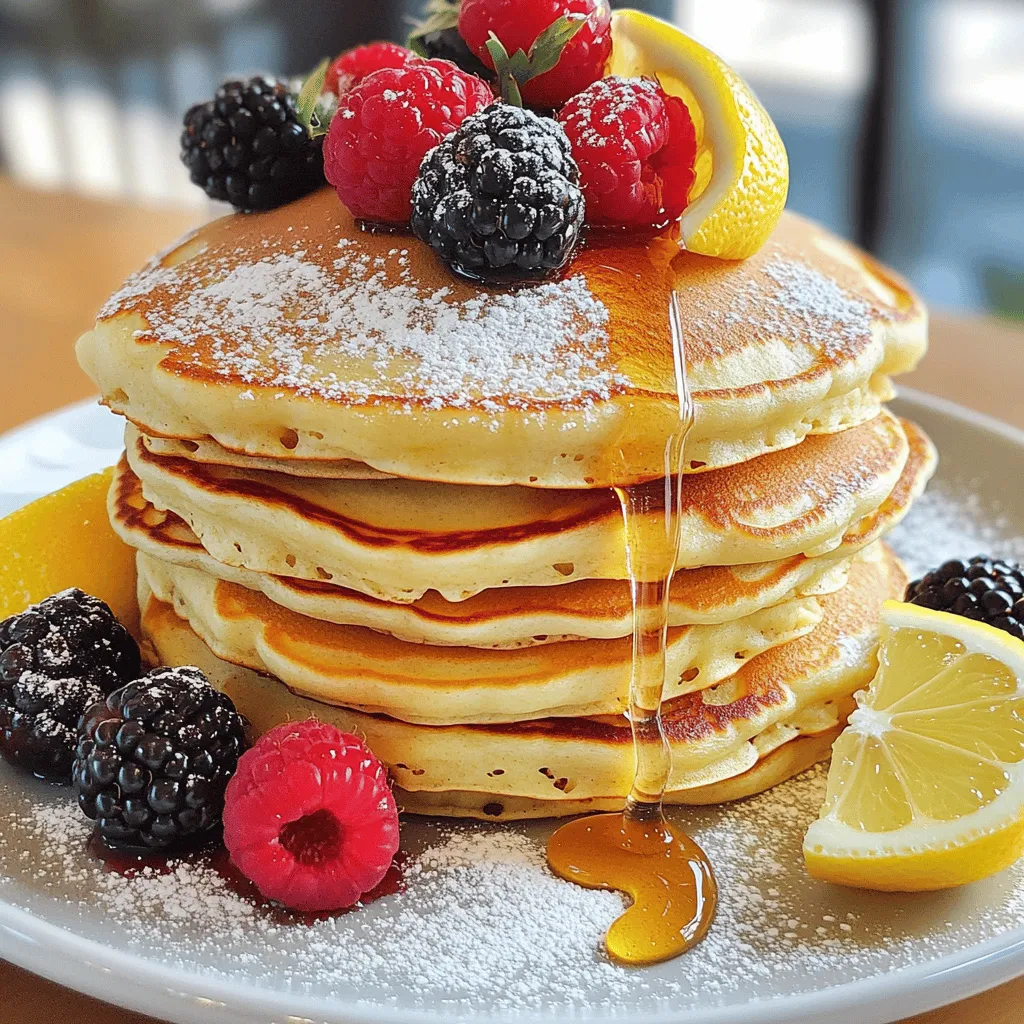 Lemon Ricotta Pancakes Delightfully Fluffy Breakfast