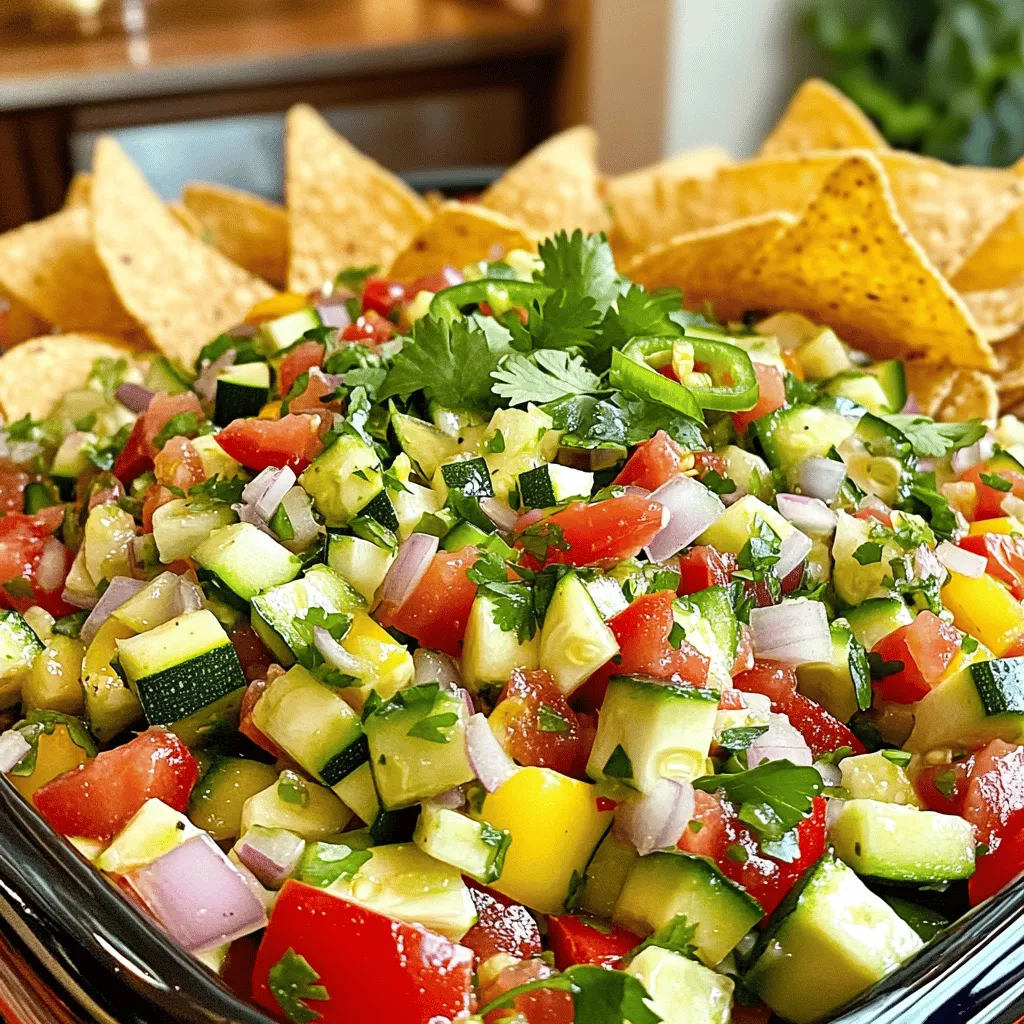 Garden Fresh Zucchini Salsa Flavorful and Healthy Treat