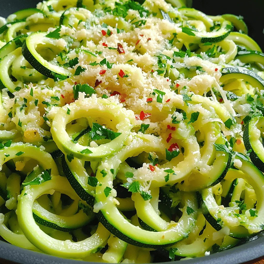 Garlic Parmesan Zoodles Flavorful and Healthy Recipe
