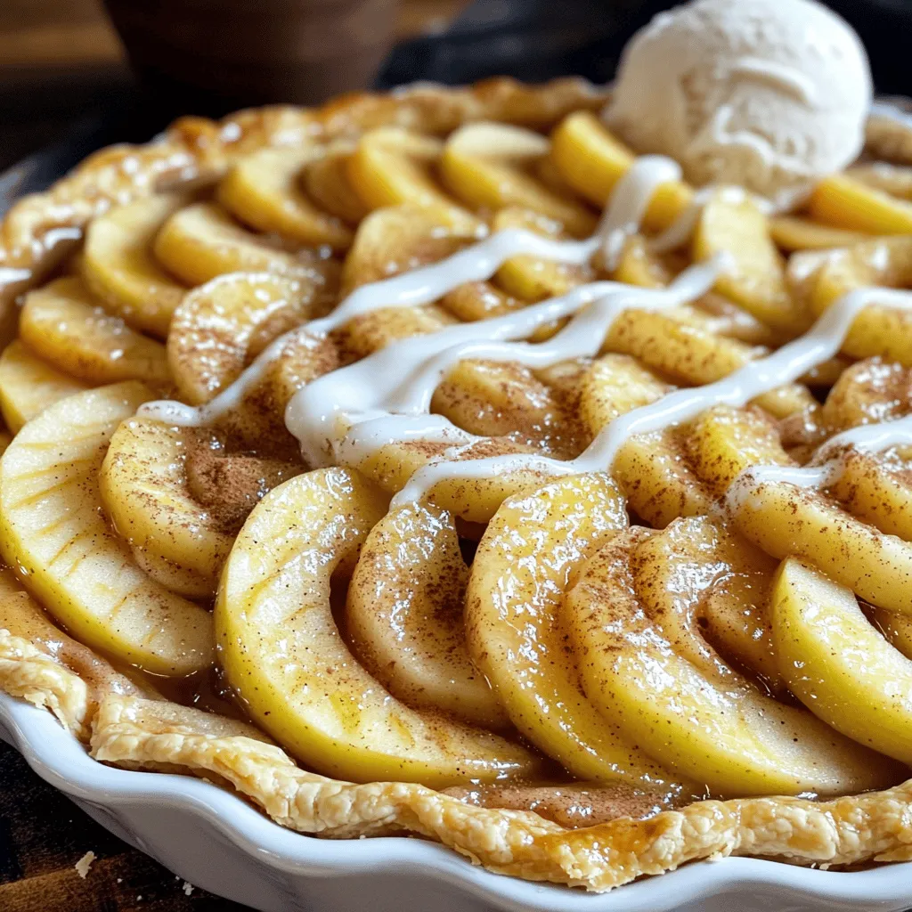 Cinnamon Roll Apple Pie Irresistible Dessert Delight