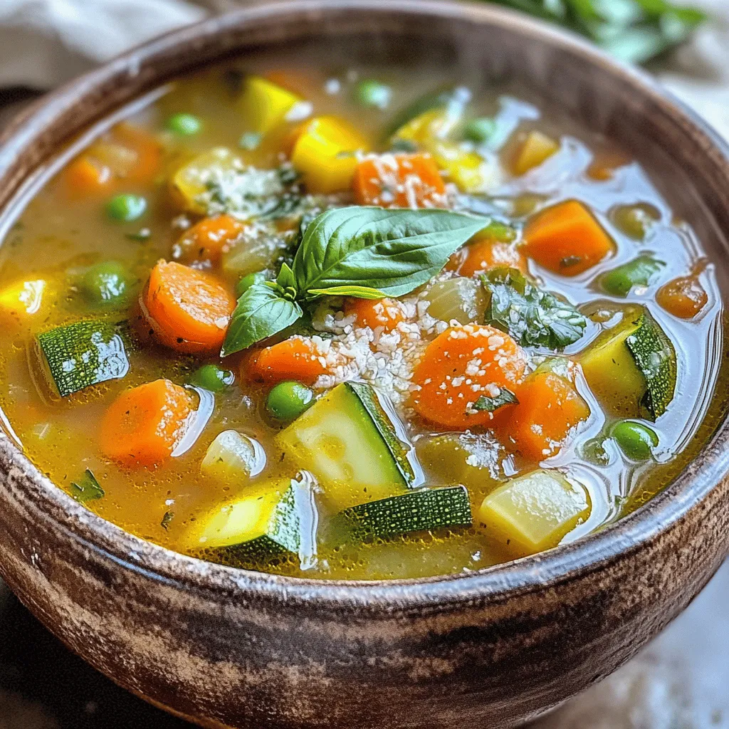 Veggie Loaded Minestrone Soup Flavorful Healthy Meal
