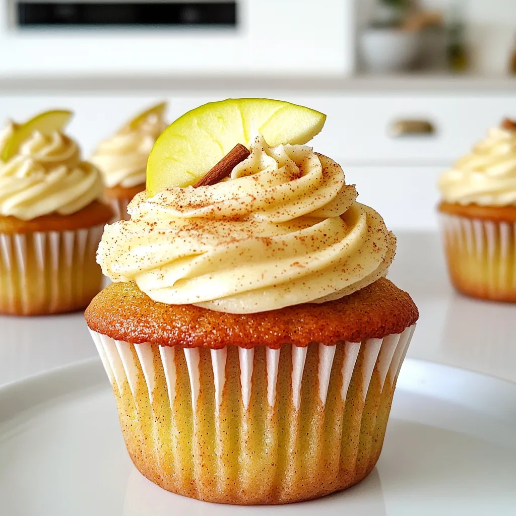 Delicious Apple Cider Cupcakes with Frosting Recipe