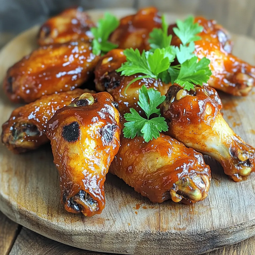 Air Fryer Crispy BBQ Chicken Wings Easy and Tasty Recipe