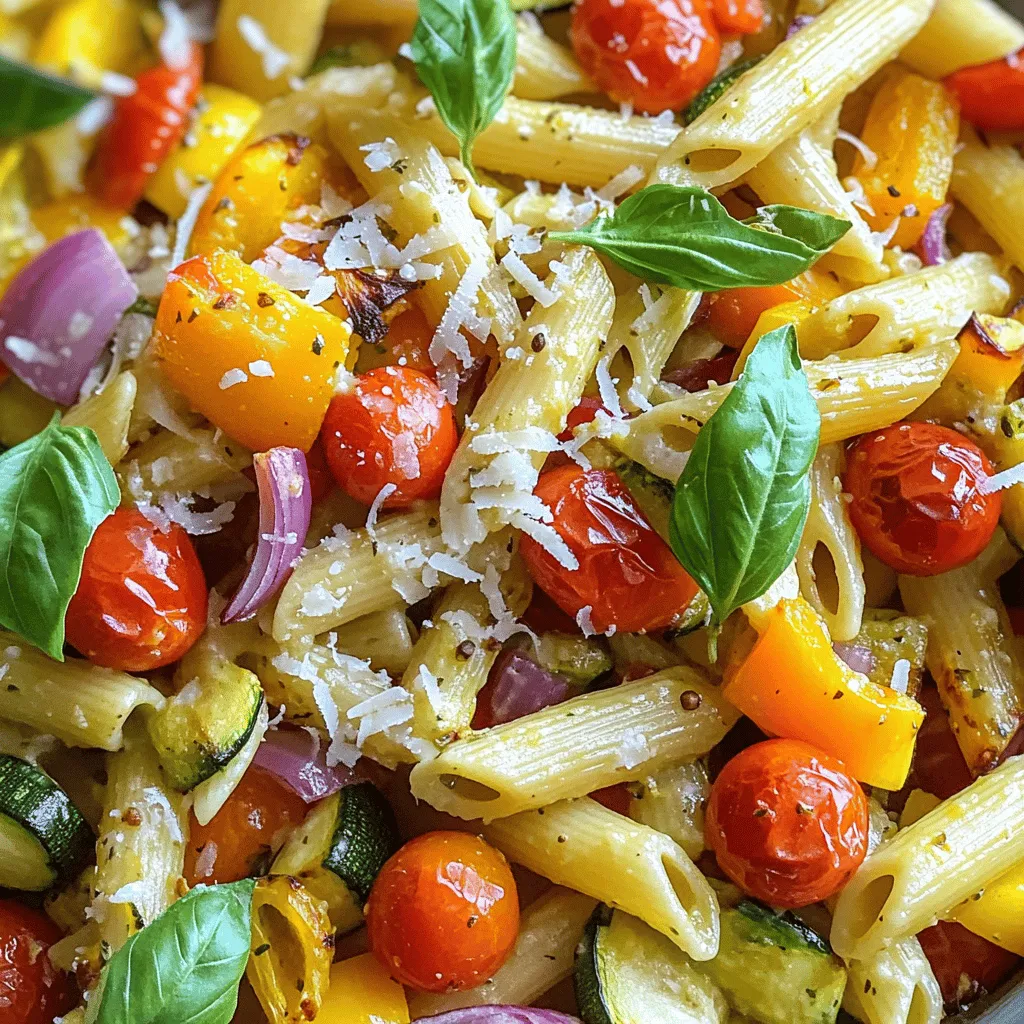 Roasted Vegetable Pasta Flavorful and Easy Dinner
