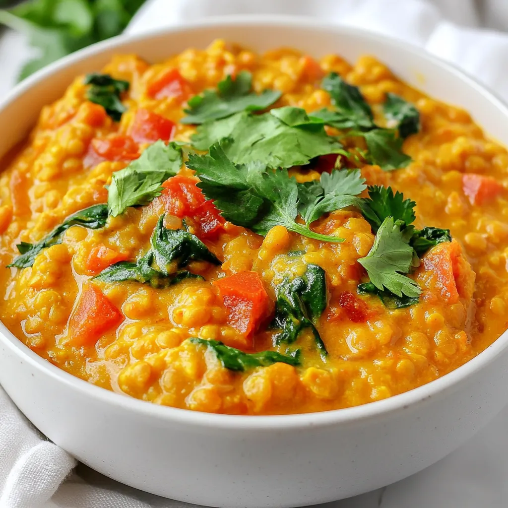 Creamy Red Lentil Curry Easy and Flavorful Recipe