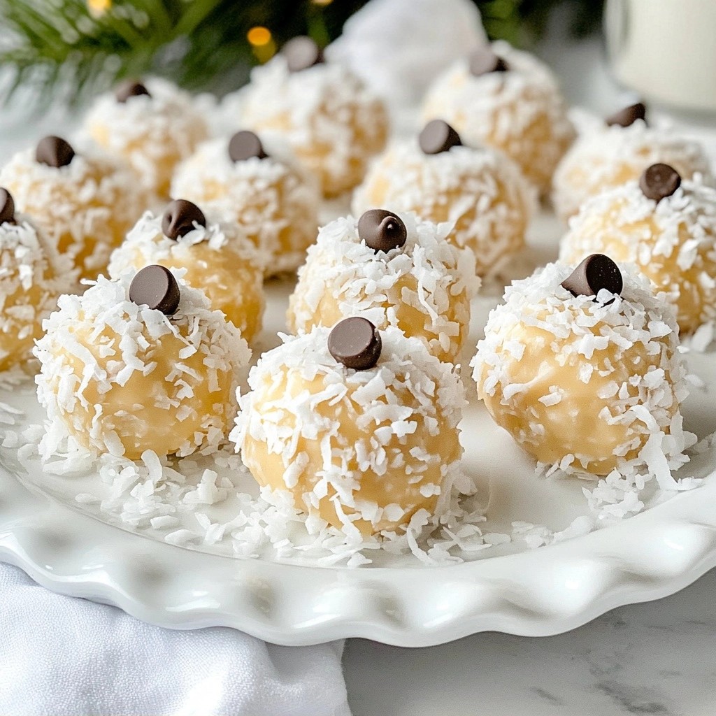 Festive No-Bake Peanut Butter Snowballs Delight