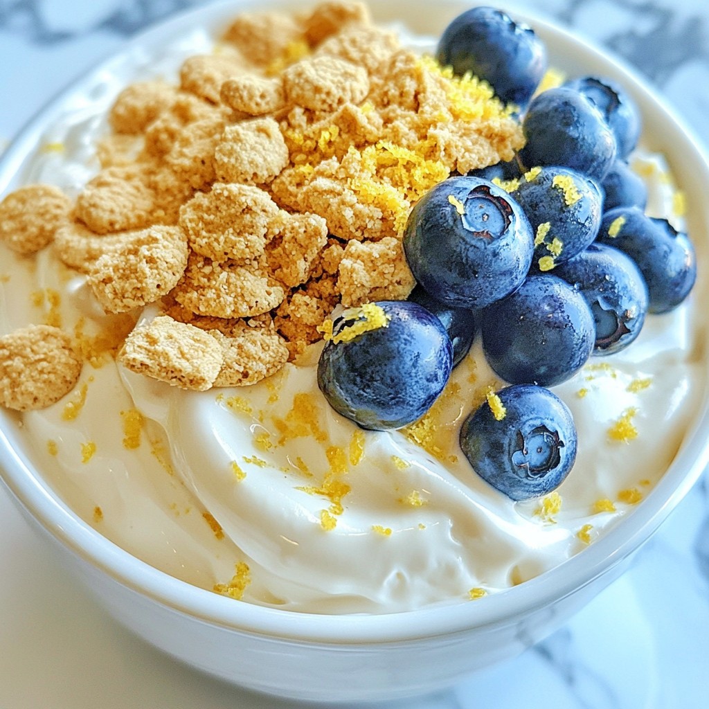 Lemon Blueberry Cheesecake Dip Creamy Delight Recipe