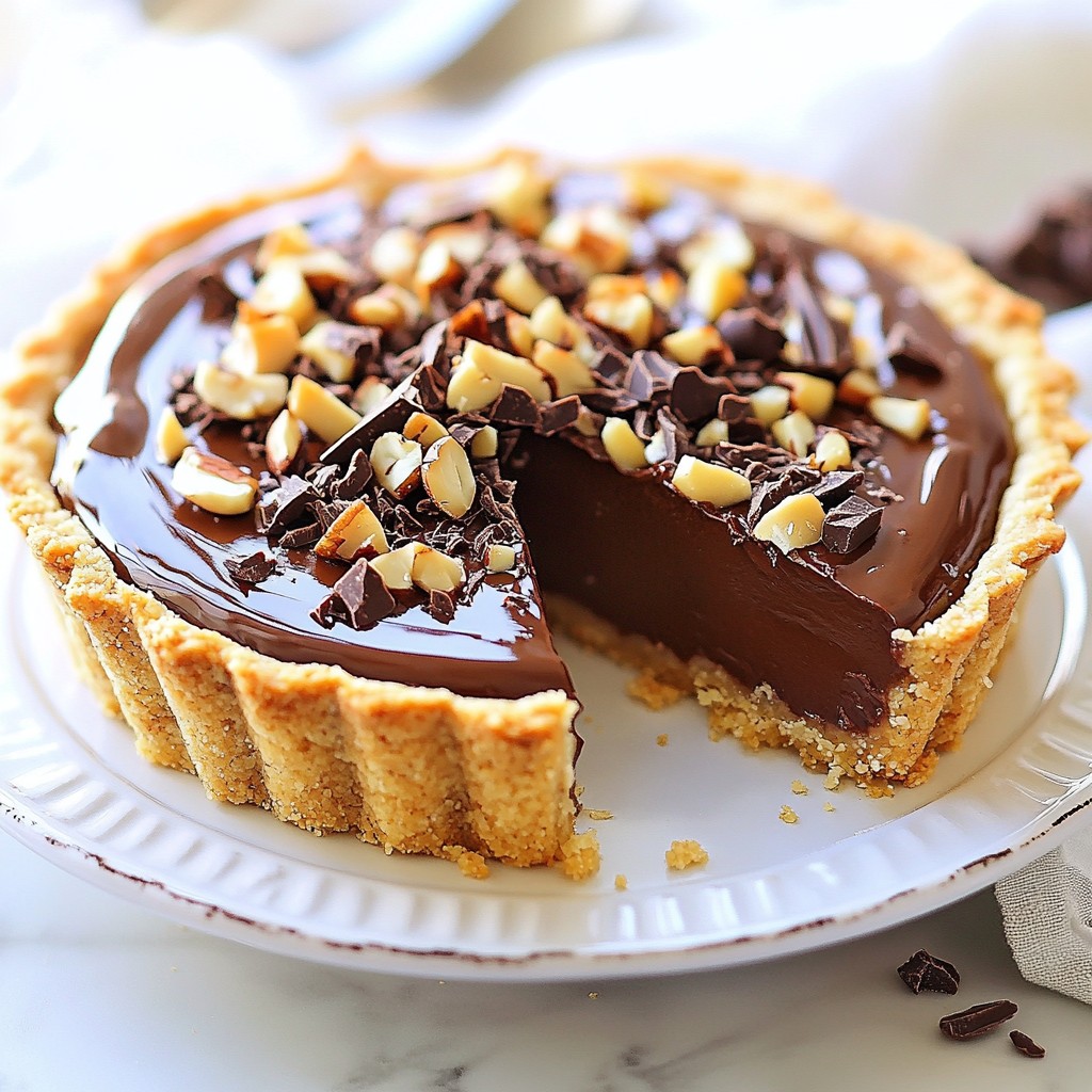 Creamy No-Bake Chocolate Hazelnut Tart Delight